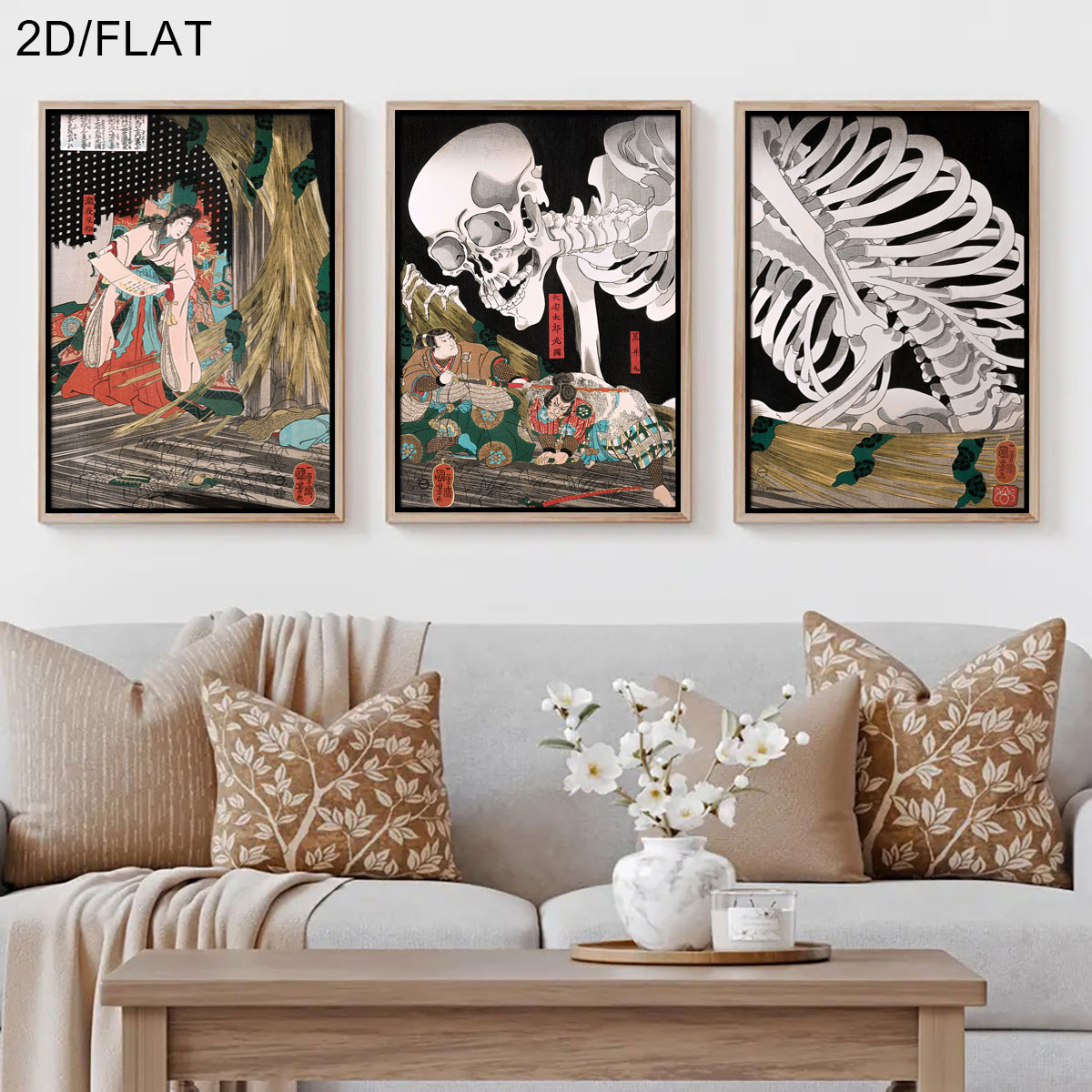 Photography Types - 3 pezzi di quadri su tela