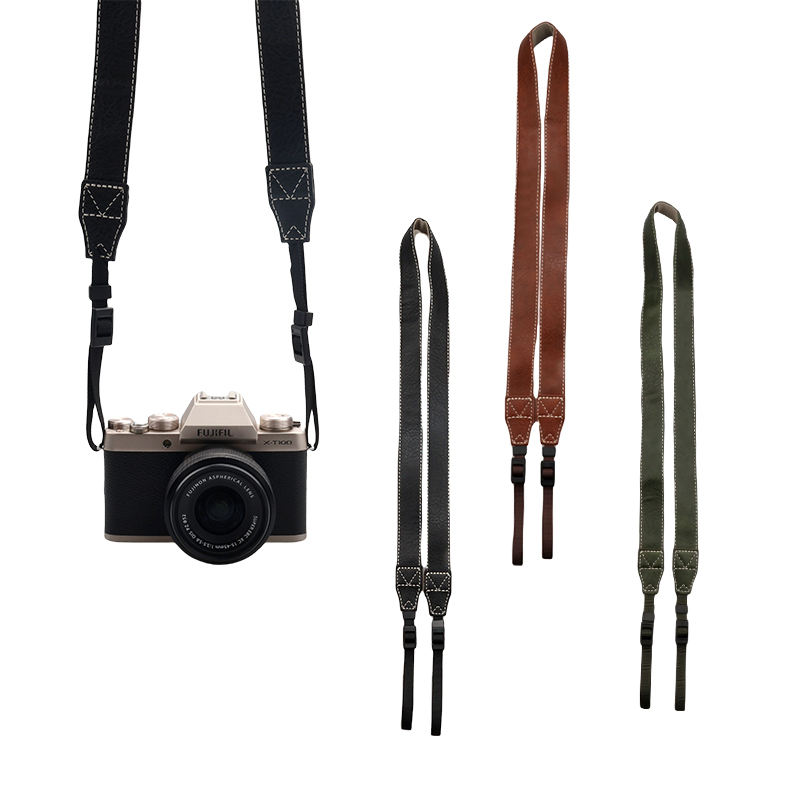 Camera Strap Leather - Cintura per tracolla da spalla per