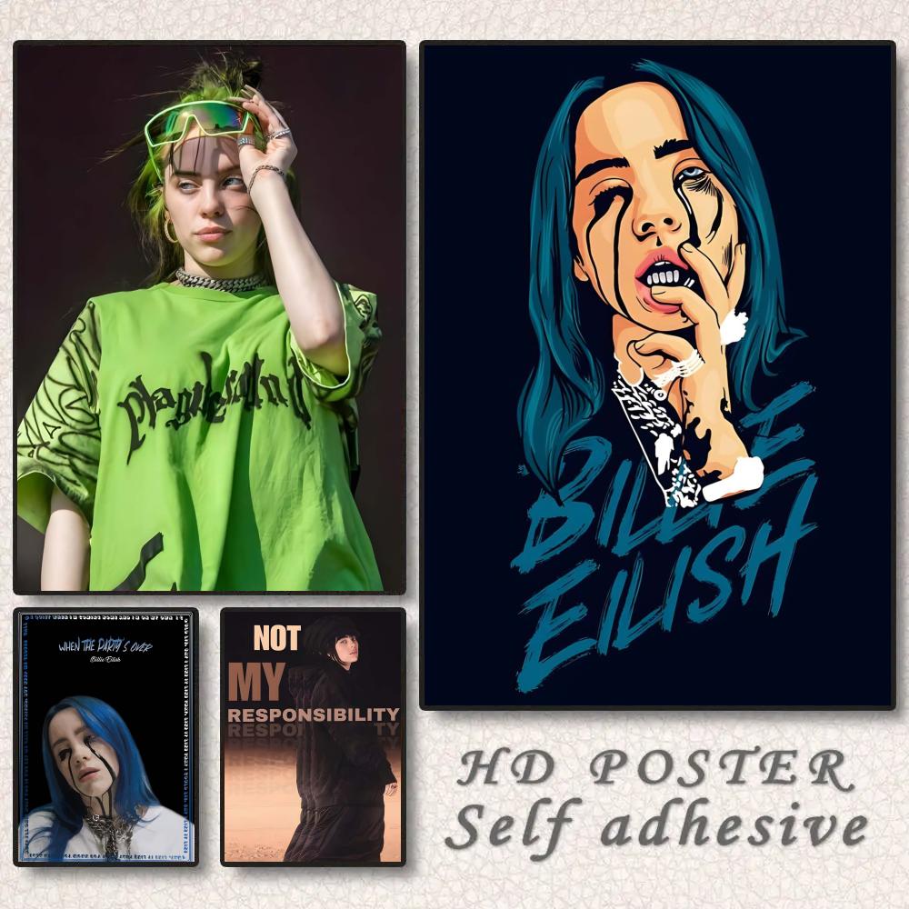Photography History - Sirens-World Famous Singer B-Billie-Billie Poster Adesivo