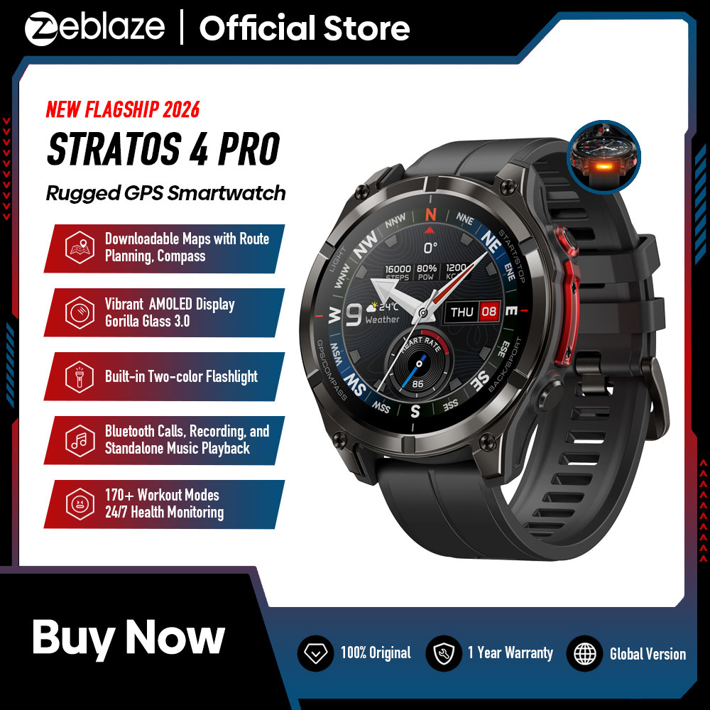 Intervalometer Timer - Nuovo Zeblaze Stratos 4 PRO Smartwatch