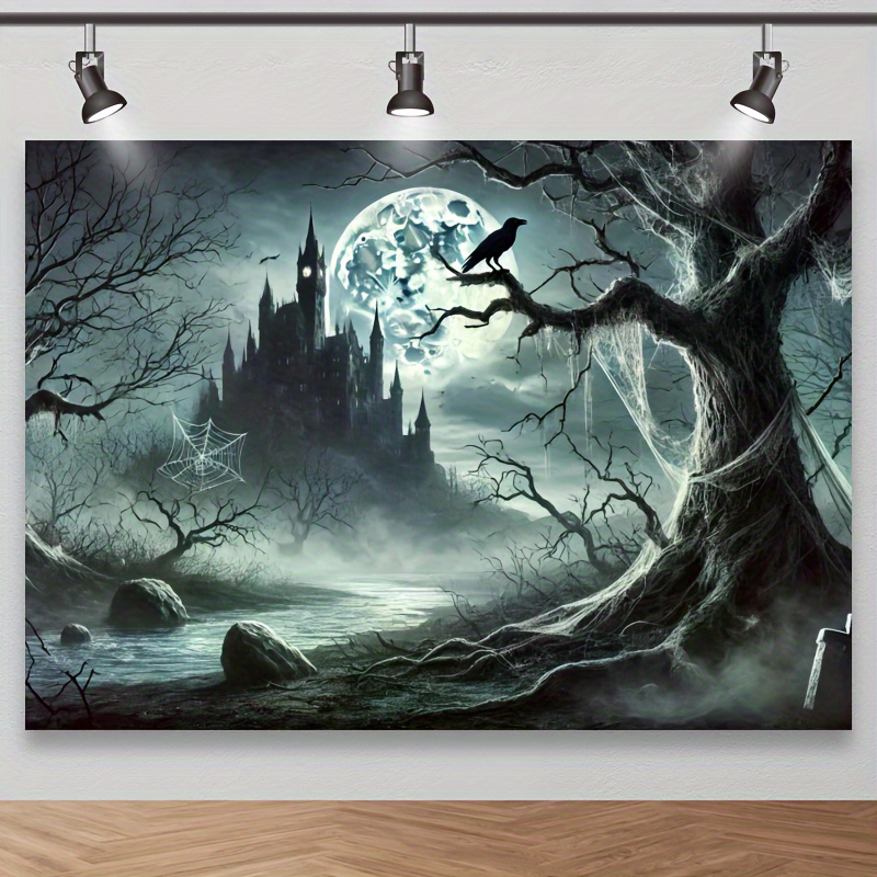 Photography Dark Cloth - Panno per sfondo di Halloween Ghost