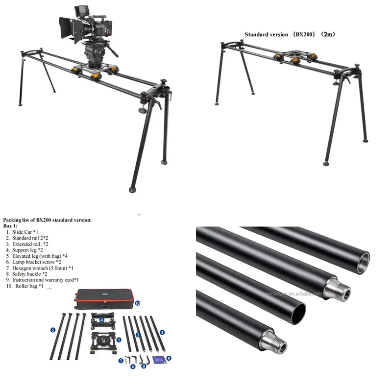 Camera Slider Rail - Slider per Fotocamera Portatile Greenbull BX200