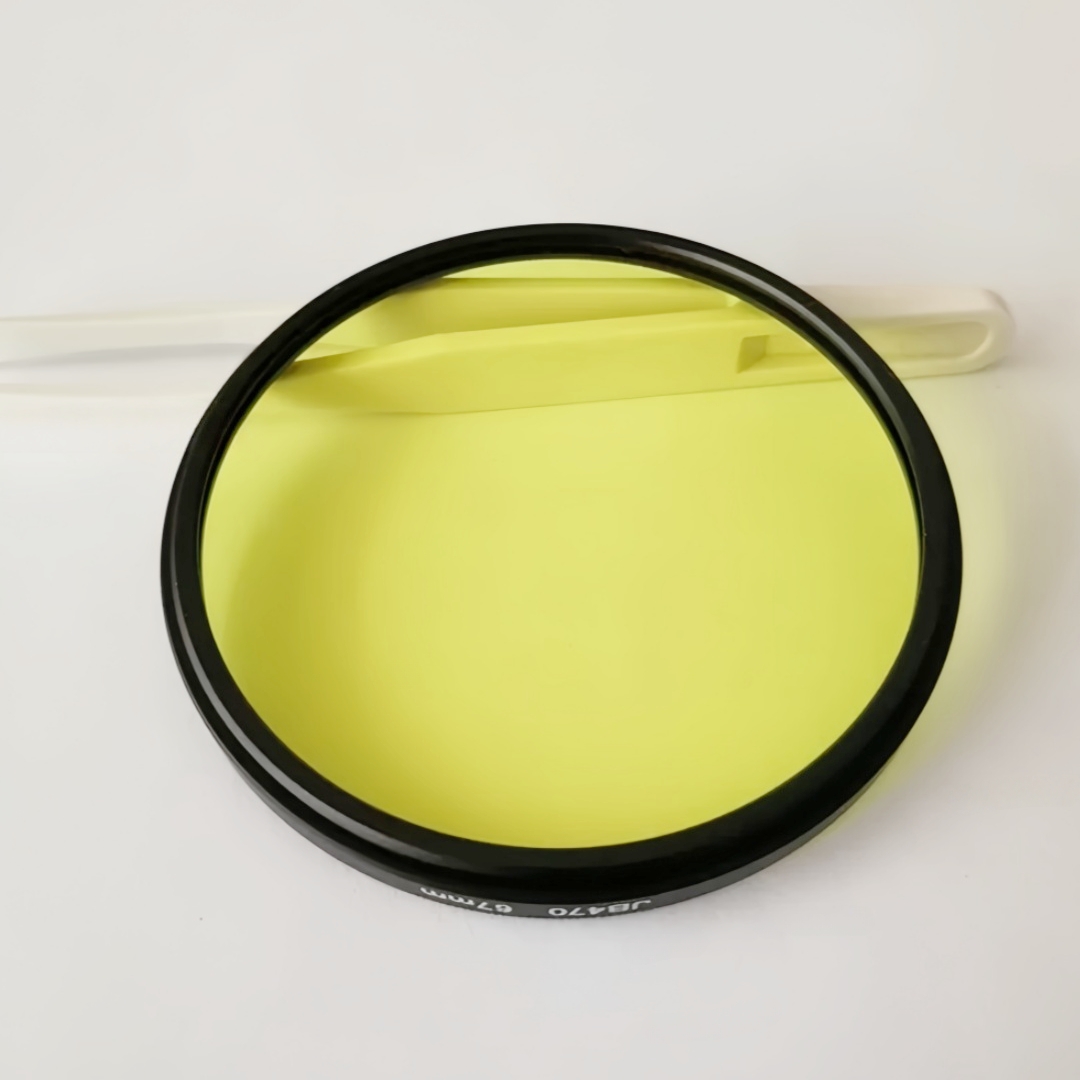 Photography Yellow Filter - Filtro Giallo a Passaggio Lungo 470nm,