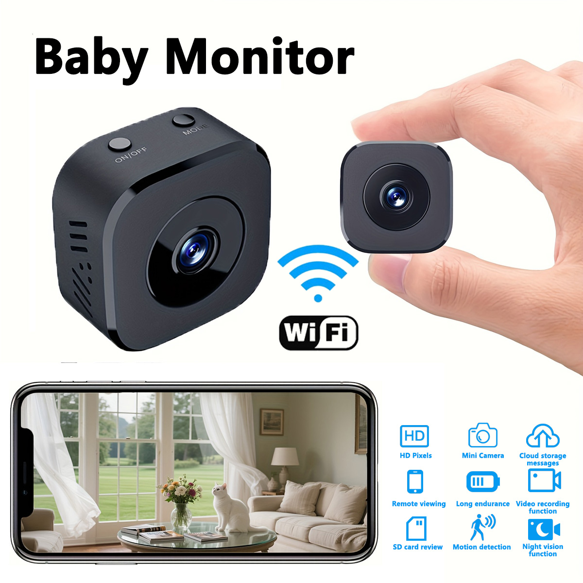 Photography Videography - 1080P HD Mini WiFi Telecamera di
