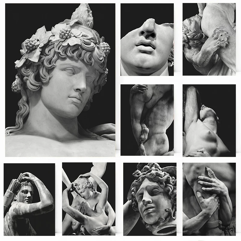 Photography History - Mitologia greca Scultura del corpo Poster