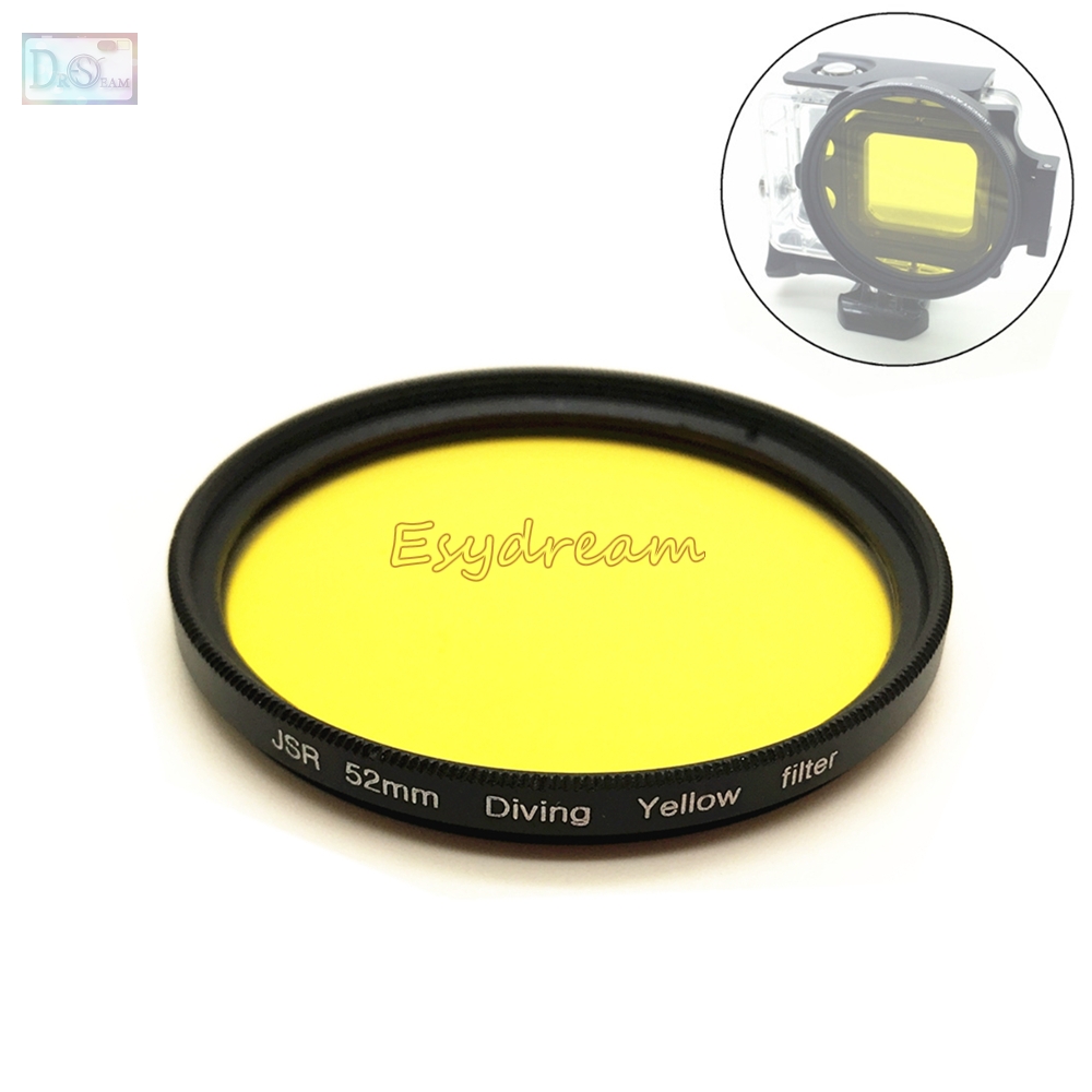 Photography Yellow Filter - 52mm 58mm 67mm Filtro giallo impermeabile