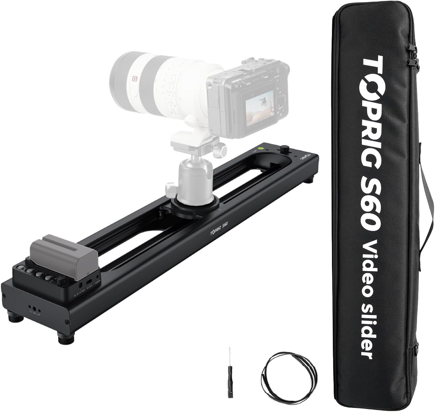 Camera Slider Rail - Accsoon Toprig S40 Cursore motorizzato Controllo