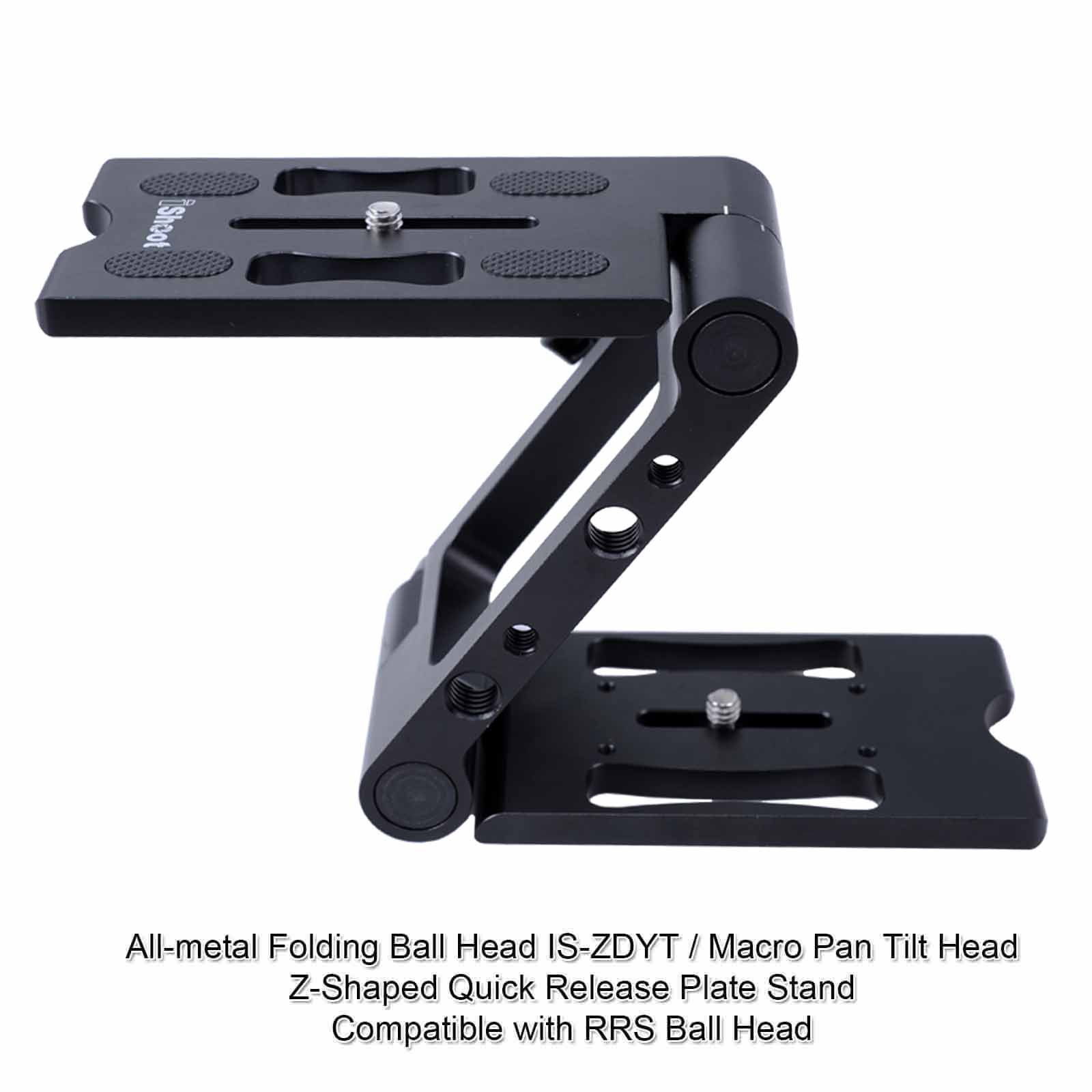 Camera Slider Rail - iShoot Z Flex Tilt Head Piastra
