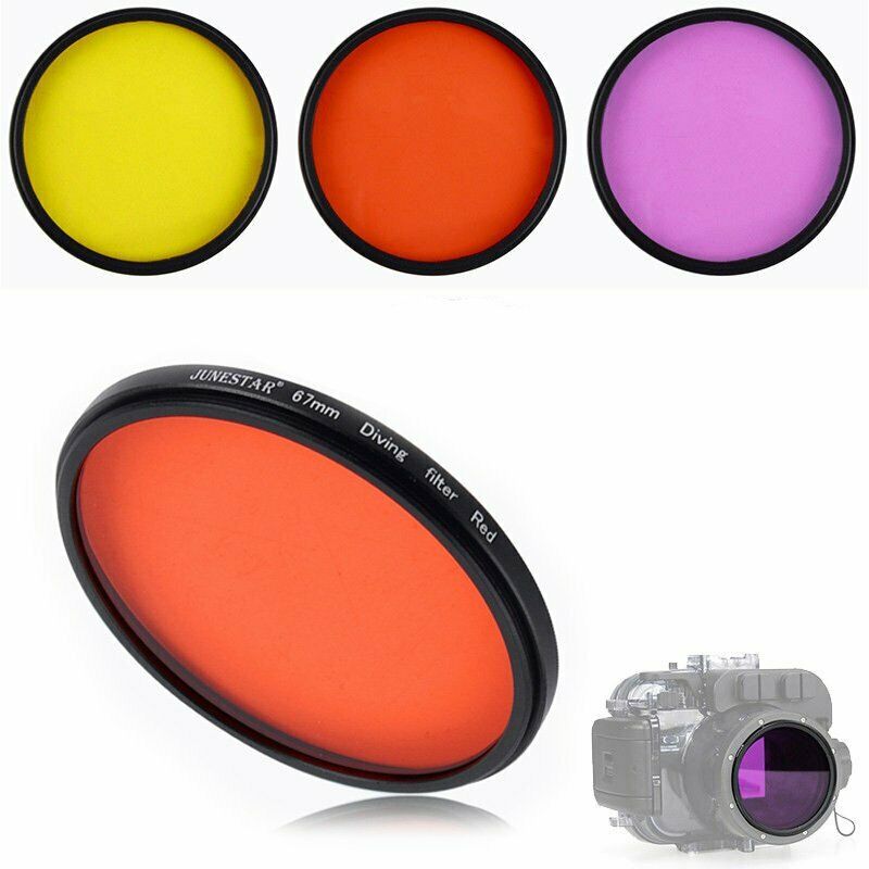 Photography Yellow Filter - 67 millimetri Full Color Rosso Viola