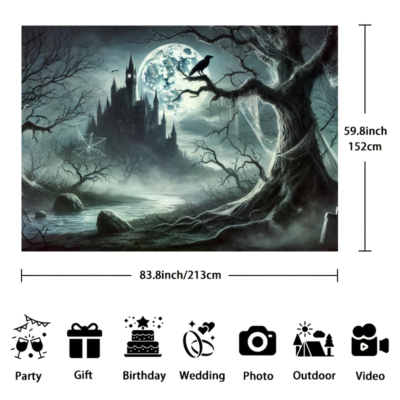 Panno per sfondo di Halloween  - Photography Dark Cloth recensione e prezzo