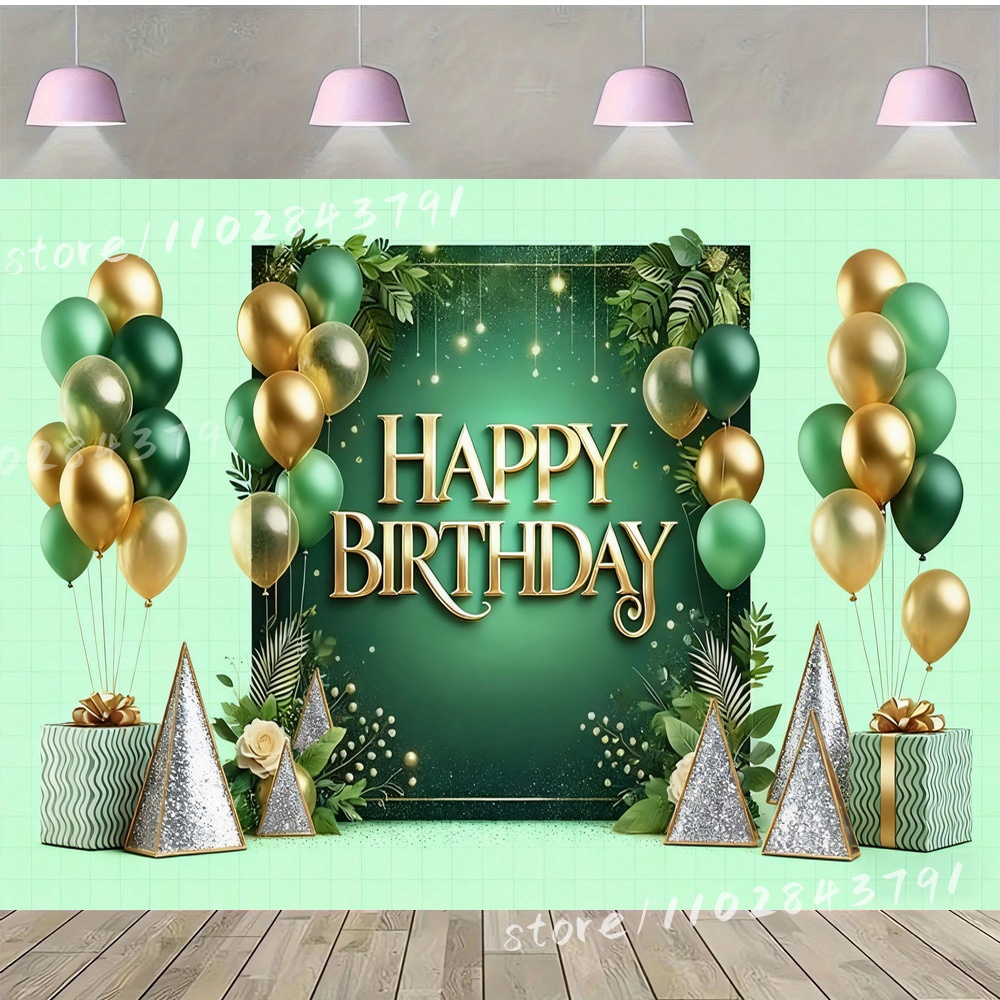 Sfondo di buon compleanno verd - Photography Dark Cloth recensione e prezzo