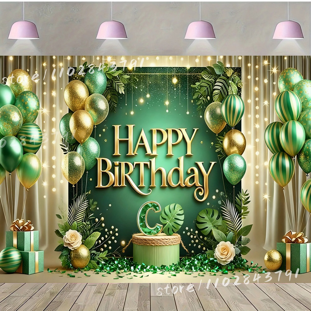 Sfondo di buon compleanno verd - Photography Dark Cloth recensione e prezzo