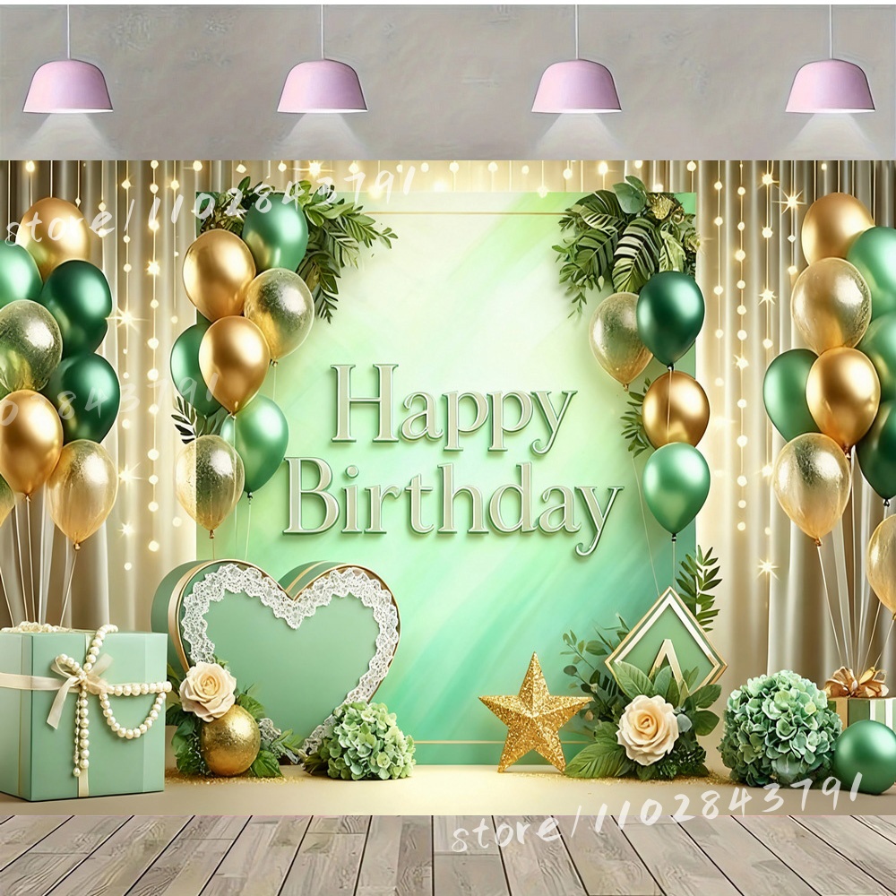 Sfondo di buon compleanno verd - Photography Dark Cloth recensione e prezzo