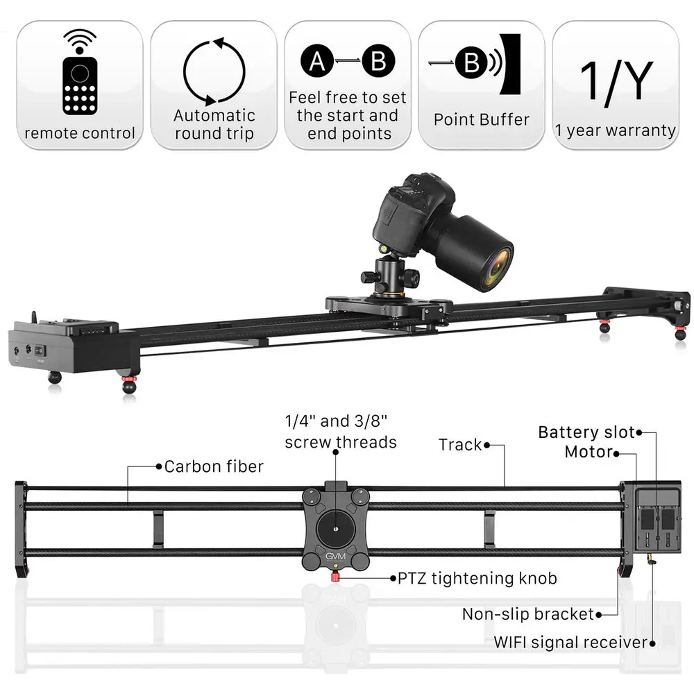 Slider motorizzato per fotocam - Camera Slider Rail recensione e prezzo