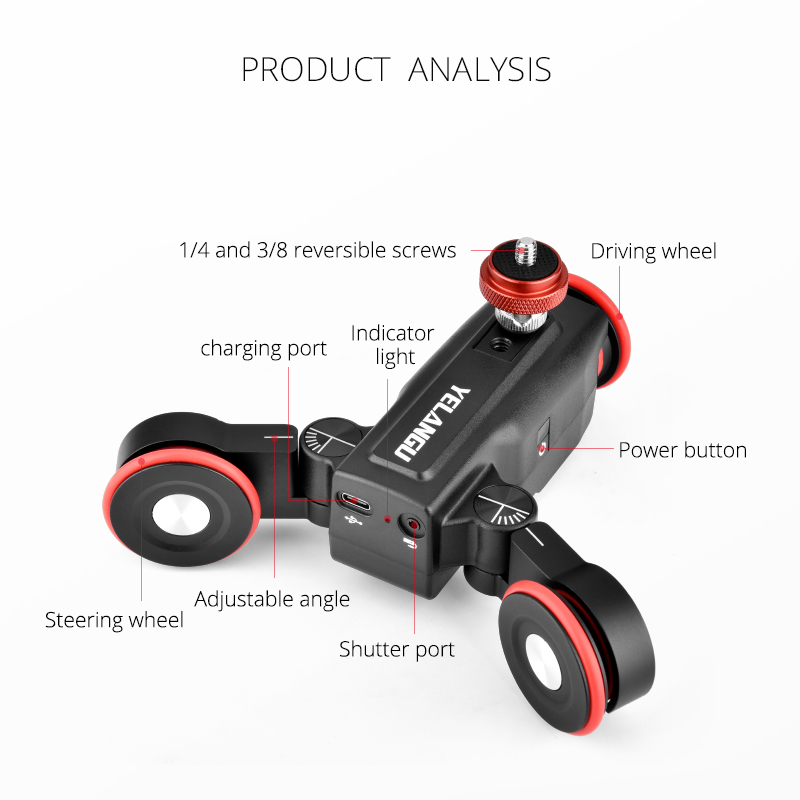 YELANGU L5 Slider per fotocame - Camera Slider Rail recensione e prezzo