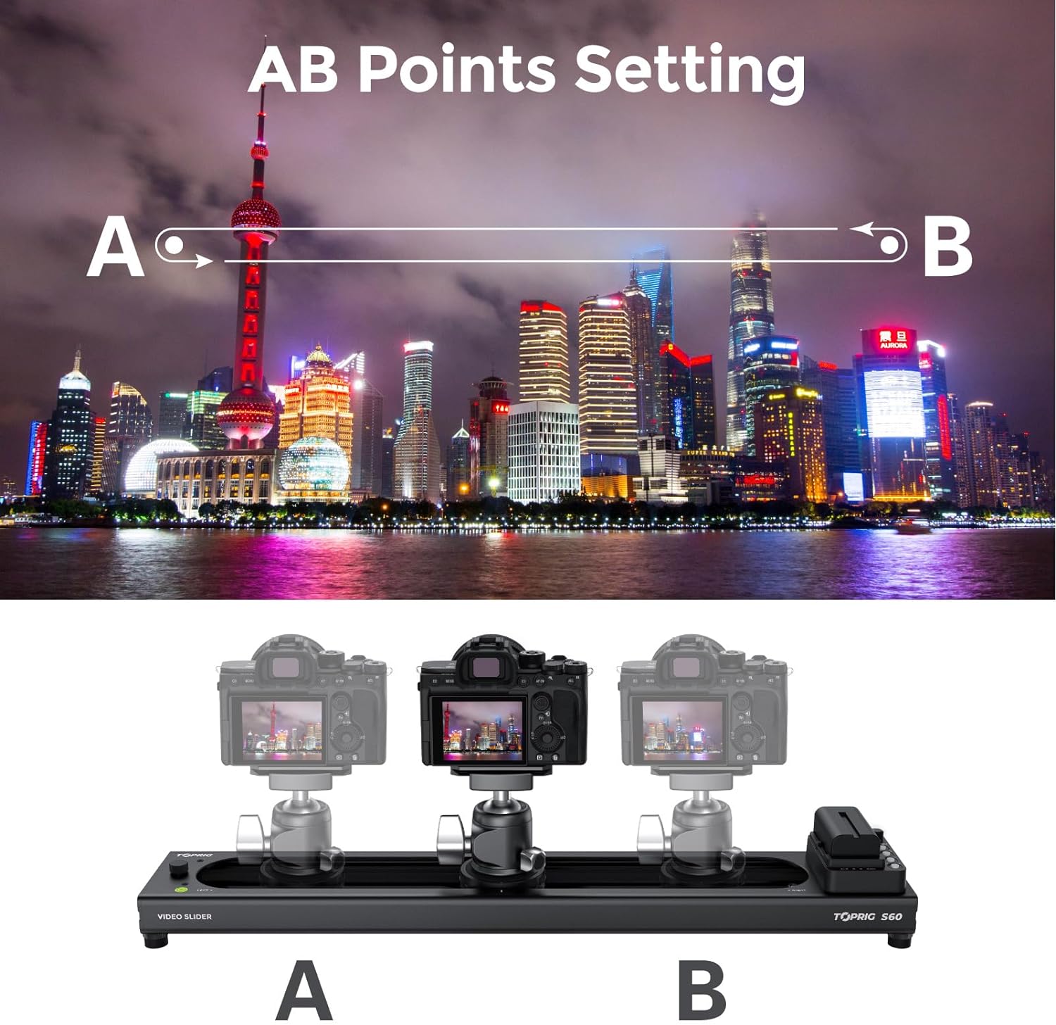 Accsoon Toprig S40 Cursore mot - Camera Slider Rail recensione e prezzo